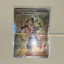 The Pokemon Company Ethan's Adventure 236/182 Sv10 UR Full Art Holo EN 2025 - Image 1