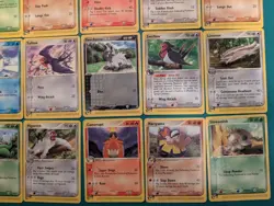 Pokemon Ruby & Sapphire & e-Reader Lot 24 Cards – 2 Rares – Vintage 2003 – NM-MP - Image 3