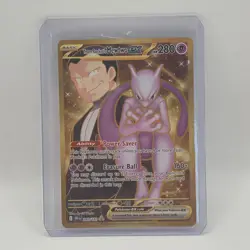 Pokemon Team Rocket’s Mewtwo ex 240/190 Hyper Rare Destined Rivals - Image 1