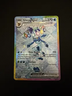 Pokemon TCG Glaceon ex 150/131 SV Prismatic Evolutions SIR Holo 270HP EN - Image 1
