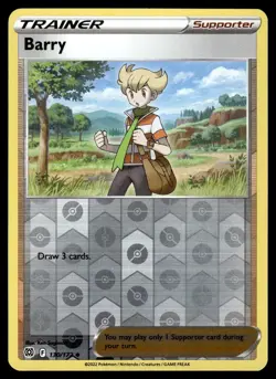 BARRY - 130/172 Uncommon Brilliant Stars Pokemon Reverse Holo NM - Image 1
