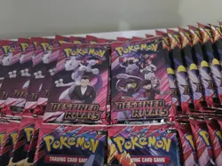 50x Pokemon TCG Scarlet & Violet Destined Rivals Booster Packs Sealed Bundle Lot - Image 4