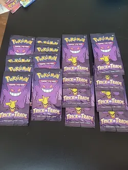 Pokemon!!!!TCG Halloween Trick or Trade Booster Bundle Lot of 16 mini Packs - Image 1