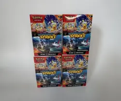 Surging Sparks Booster Bundle Pokemon TCG Lot of 4 Sealed 6 Packs Each SV08 - Image 1
