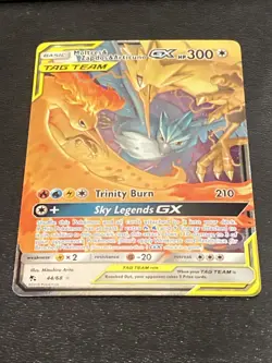 Moltres & Zapdos & Articuno GX - 44/68 - Pokemon Hidden Fates Sun Moon Card NM - Image 3