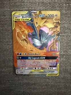 Pokemon TCG Moltres & Zapdos & Articuno GX Hidden Fates Card 44/68 NM - Image 1