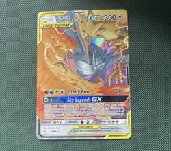 Pokemon TCG Moltres & Zapdos & Articuno GX Hidden Fates Card 44/68 NM Condition - Image 1