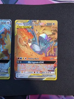 Pokemon Moltres & Zapdos & Articuno GX Hidden Fates Card 44/68 69/68 66/68 NM - Image 4