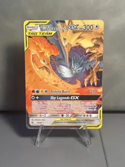 Pokemon TCG Moltres & Zapdos & Articuno GX Hidden Fates Card 44/68 NM - Image 1