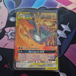 Pokemon TCG Moltres & Zapdos & Articuno GX Hidden Fates Card 44/68 NM Condition - Image 1
