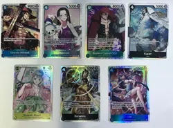 One Piece TCG SUPER RARE lot of 11 SR FOIL CARDS English One Piece Lot - Image 2