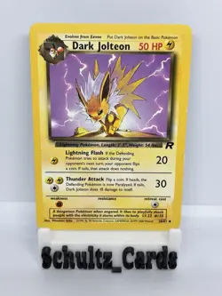 Pokemon Card - DARK JOLTEON 38/82 English ED2 Edition 2 - GOOD STATE - Image 1