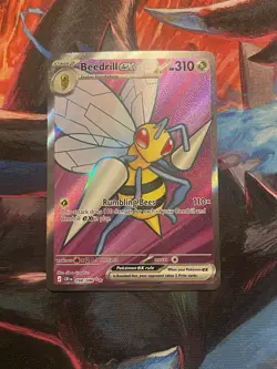 Beedrill ex 098/086 Ultra Rare Full Art Pokemon TCG Chaos Rising CRI English NM - Image 1