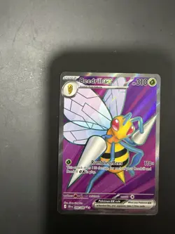 Beedrill ex 098/086 Ultra Rare Full Art Pokemon TCG Chaos Rising CRI English NM - Image 1
