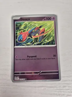 034/086 Deoxys Reverse Holo Card - Chaos Rising - Pokemon TCG Mega Evolutions - Image 1