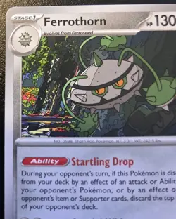 Ferrothorn 063/086 Uncommon Mega Evolution: Chaos Rising Pokemon TCG - Image 2