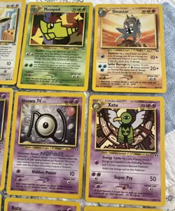 0 DUPLICATES 30 /75 Never Played Pokemon Card Lot Neo Genesis Discovery Set 2001 - Image 2
