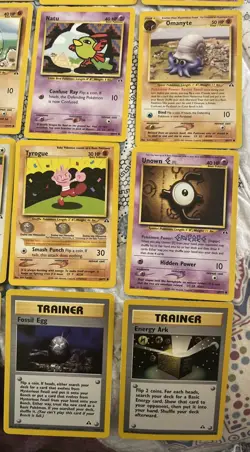0 DUPLICATES 30 /75 Never Played Pokemon Card Lot Neo Genesis Discovery Set 2001 - Image 3