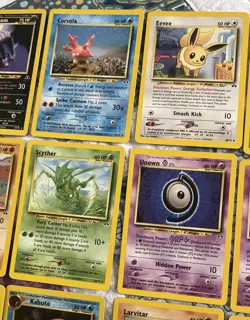 0 DUPLICATES 30 /75 Never Played Pokemon Card Lot Neo Genesis Discovery Set 2001 - Image 5