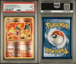 Charizard 11/108 Reverse Holo PSA 9 Mint Evolutions XY Pokemon - Image 3