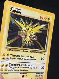 1999 Pokemon TCG Base Set Zapdos #16/102 Holo Foil Rare - Image 2