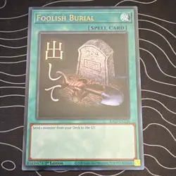 Yu-Gi-Oh! Konami Foolish Burial Spell RA05-EN138 1st Ed EN - Image 1