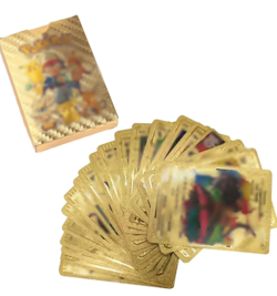 55PCS Pokemon Card Foil GOLD PACK 55 CARDS TCG GX Vmax GX Card Charizard Rare - Image 2