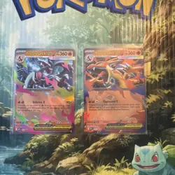 Pokemon TCG Mega Charizard X & Y Ex Promo Cards Bundle Mega Evolutions Promo - Image 1