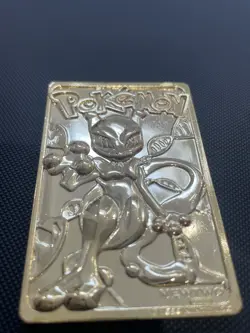 ✨Vintage Pokemon 23K Gold Plated Cards Charizard Pikachu Mewtwo Set 1999 W/COA✨ - Image 5