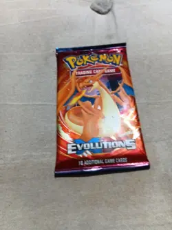 Pokemon XY Evolutions Booster Pack Charizard Trading Cards - Image 2