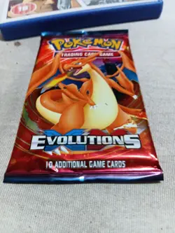 Pokemon XY Evolutions Booster Pack Charizard Trading Cards - Image 5