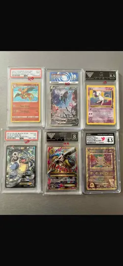 Pokemon TCG 22 Graded Japanese Holo Cards Lot, PSA Autograph Charizard - Image 2