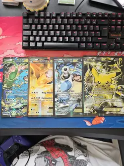 Pokemon XY Jumbo EX Cards Pikachu, Blastoise, Venusaur, Charizard - Image 1