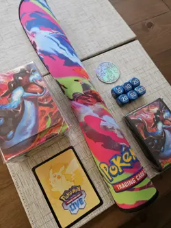 Pokemon tcg mega charizard accessories (no cards, box or promos) - Image 1