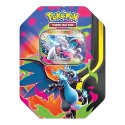 Pokemon TCG Mega Charizard X Tin 2026 English 10+ Cards Promo Booster 6+ - Image 1