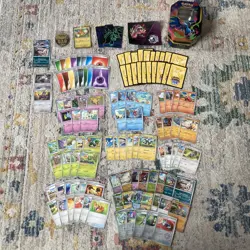 Charizard X tin -with 96 Pokemon TCG Scarlet & Violet SVI cards & accessories - Image 1