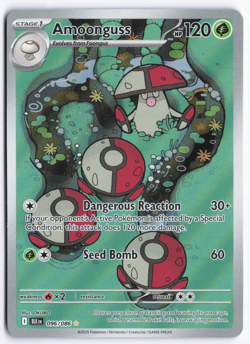 Amoonguss 096/086 Illustration Rare Black Bolt BLK Pokemon Card TCG English NM - Image 1