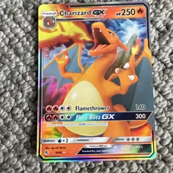 Charizard GX 9/68 Hidden Fates Ultra Rare Full Art Holo EN 2019 250HP - Image 2