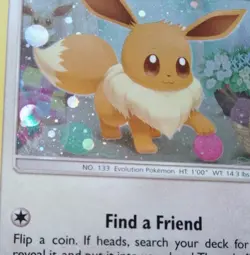 Pokemon Eevee SM184 Cosmos Holo Promo TCG Card English Mizue - LP - Image 4