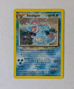 Feraligatr 5/111 Neo Genesis Holo Rare Vintage WOTC Pokemon Card HP/DMG - Image 1