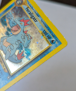 Feraligatr 5/111 Neo Genesis Holo Rare Vintage WOTC Pokemon Card HP/DMG - Image 2