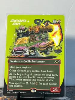 Howlsquad Heavy Borderless (Aetherdrift) MTG Near Mint Magic Card - Image 1