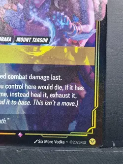 173/221 Soraka - Wanderer : Rare Foil Riftbound TCG Card : Spiritforged - Image 4