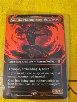 Ozai, The Phoenix King Borderless MTG TLA 0335 - Image 1