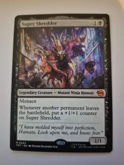 1x Super Shredder 83 Teenage Mutant Ninja Turtles Magic the Gathering NM x1 - Image 1