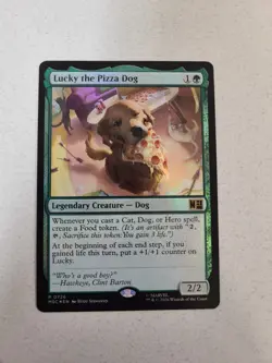 MtG Marvel Heroes Lucky The Pizza Dog Foil #0726 NM - Image 1