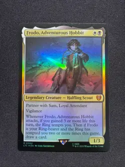 FRODO, ADVENTUROUS HOBBIT FOIL - Magic: The Gathering - NM/M - Image 1