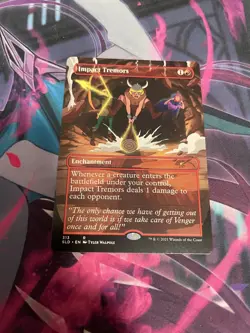 MTG - IMPACT TREMORS - RARE - SLD 313 - NM - SECRET LAIR - Image 1