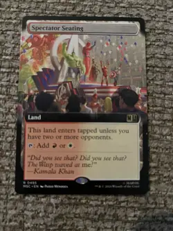 Spectator Seating Extended Art Marvel Super Heroes Mtg Nm 0495 - Image 1