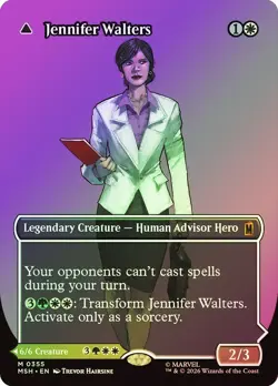 Jennifer Walters Foil Borderless Marvel Super Heroes NM MTG - Image 1
